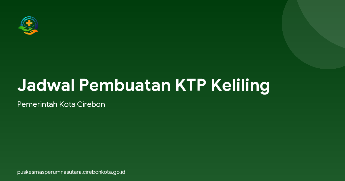 Jadwal Pembuatan KTP Keliling