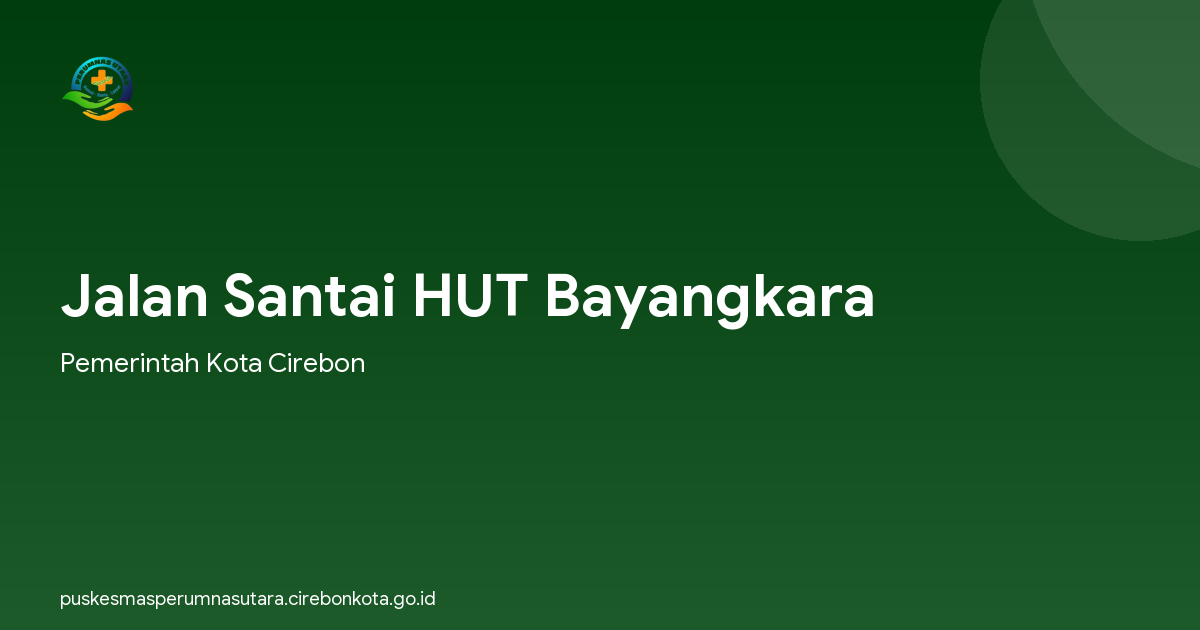 Jalan Santai HUT Bayangkara
