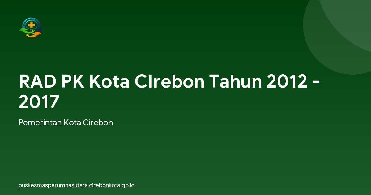 RAD PK Kota CIrebon Tahun 2012 - 2017