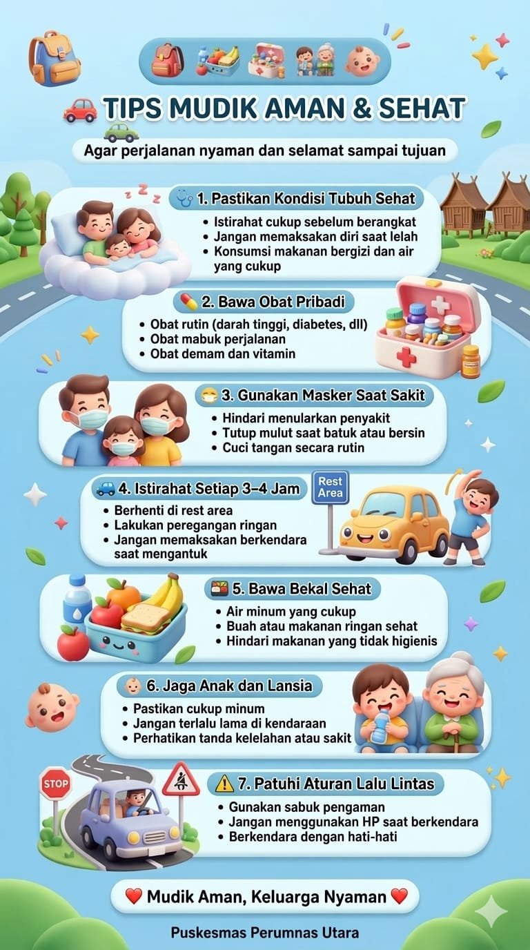 TIPS MUDIK AMAN DAN SEHAT