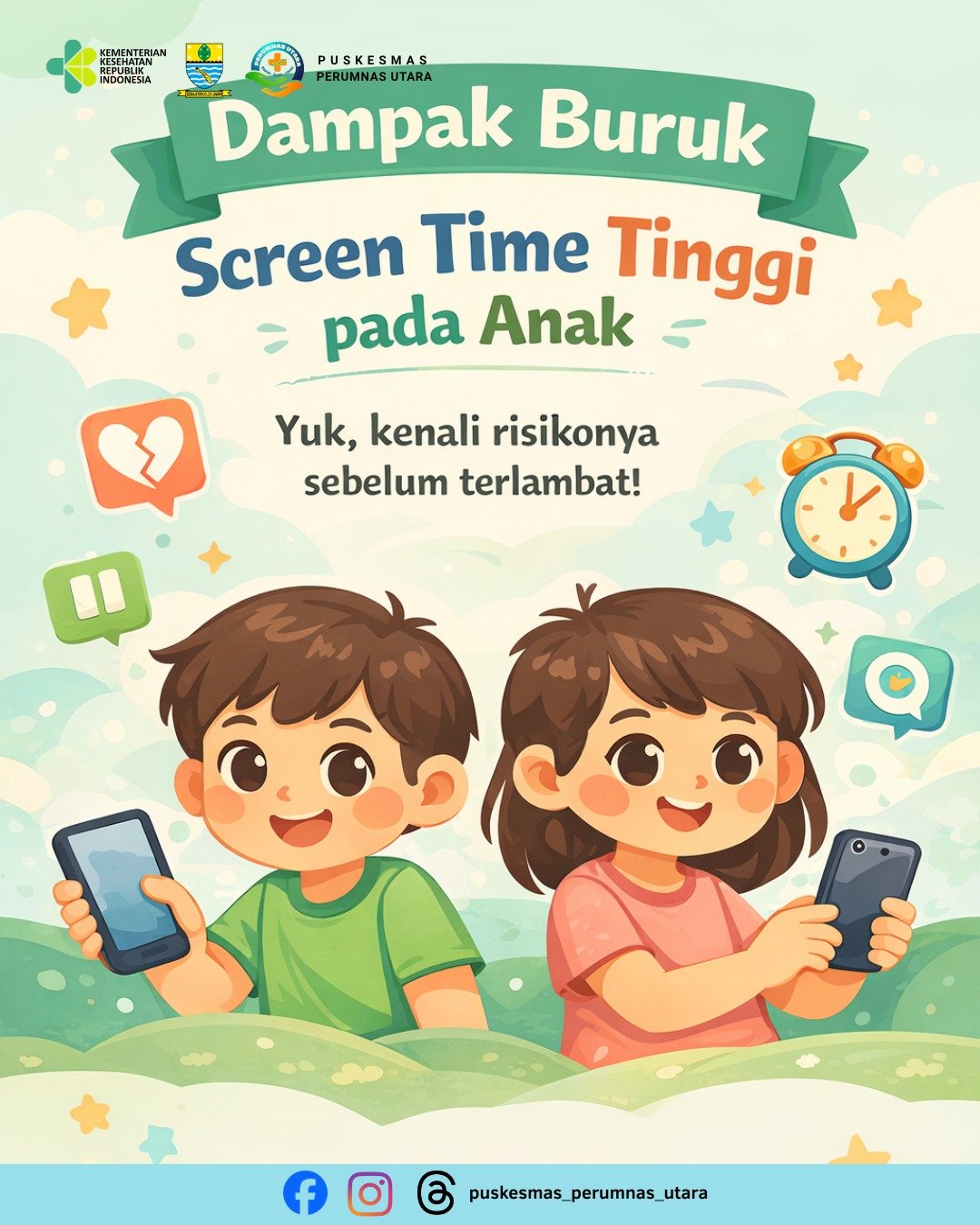 Dampak Buruk Screen Time Tinggi pada Anak